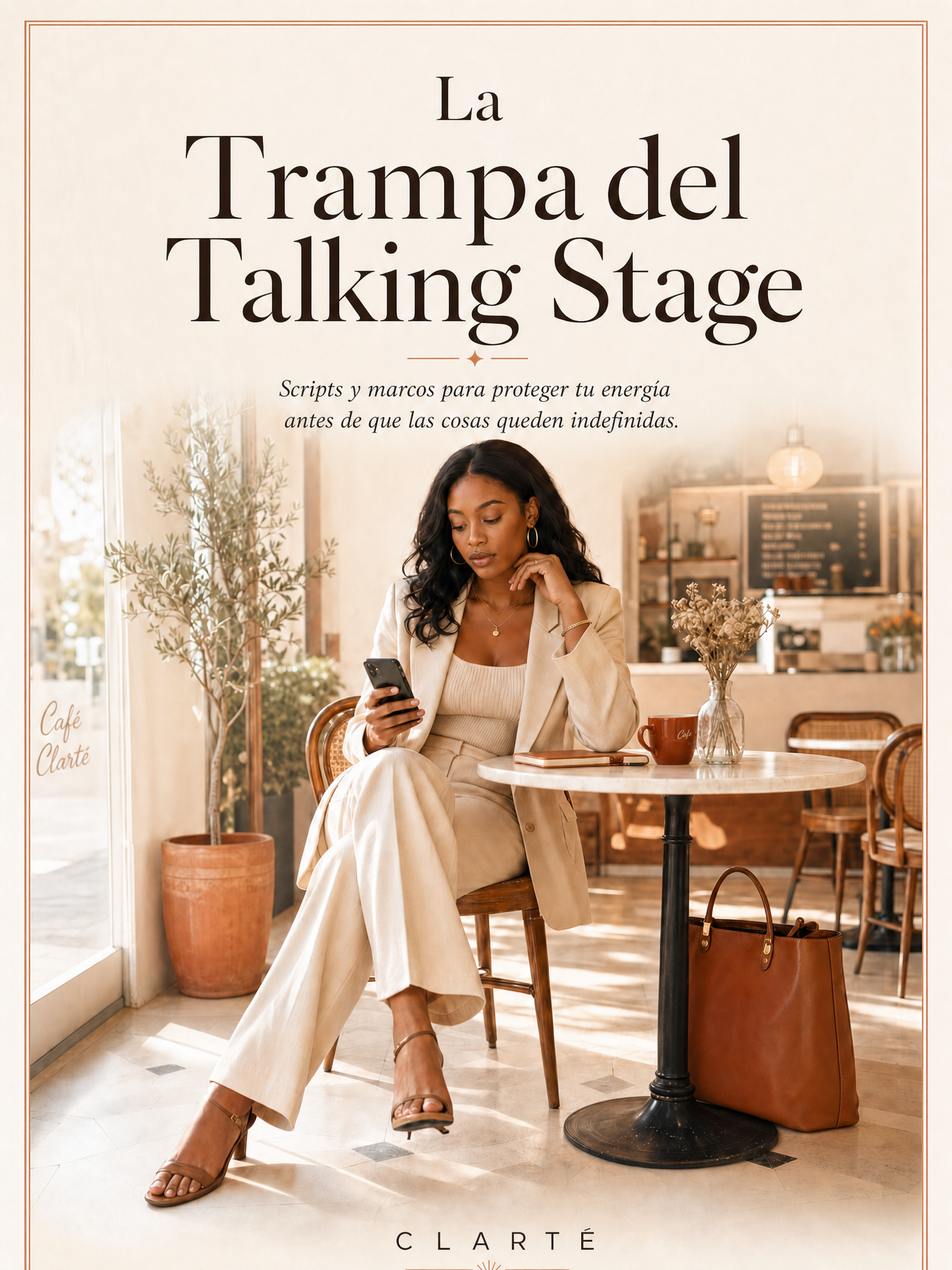 Portada en español de La Trampa del Talking Stage por CLARTÉ